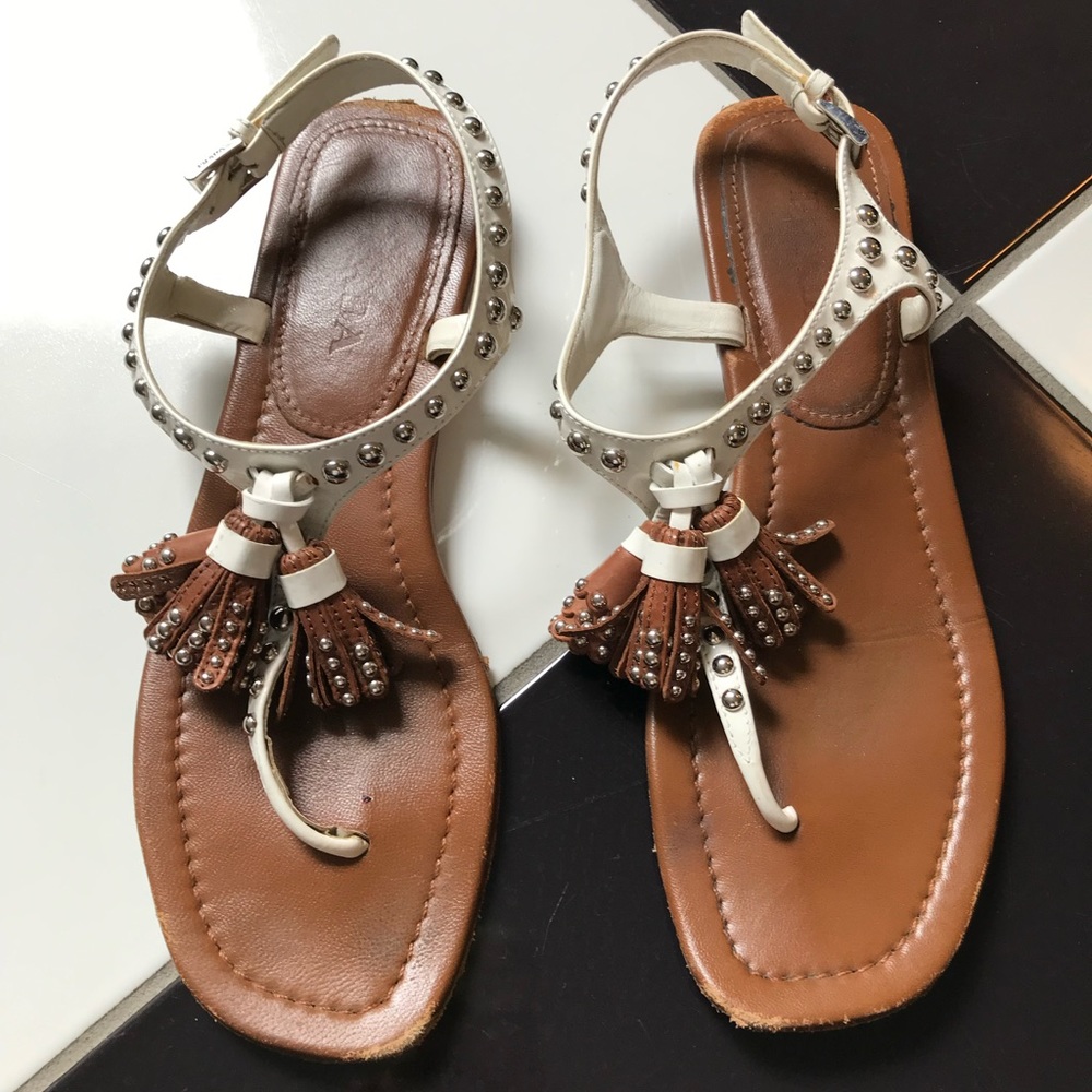 Prada flat sandals